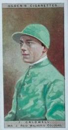 1927 Ogden's Jockeys and Owners' Colours #11 Joseph Caldwell Front